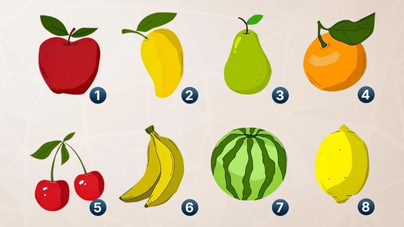 აირჩიეთ საყვარელი ხილი და გაარკვიეთ თქვენი ხასიათი უკეთ